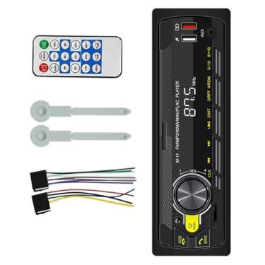 Imagem de Rádio estéreo automotivo de várias funções, receptor de rádio FM com porta USB AUX