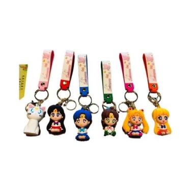 Imagem de Chaveiro De Figuras De Gato Anime Sailor Moon, Mars, Júpiter, Mercúrio