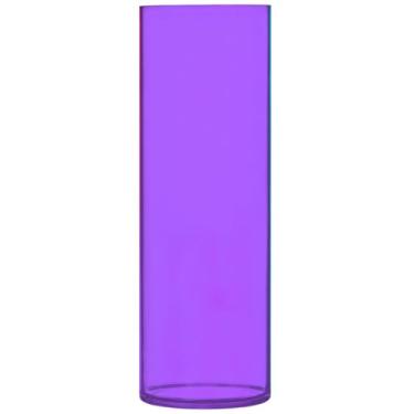 Imagem de Vista superior bandeira orgulho andrógino vaso de flores redondo bonito cilindro vasos de flores para centros de mesa floral moderna decoração de quarto, 30 cm x 9,9 cm