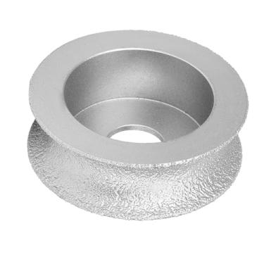 Imagem de Naroote Ferramenta Afiada de Rebolo de Diamante Durável de 7,3 Cm para Vidro Cerâmico, Adequada para Rebarbadora, 1 X Rebolo para Operação Conveniente (côncavo 2.0)