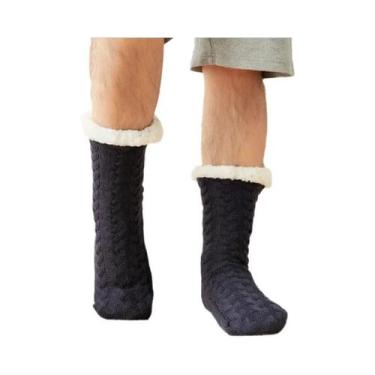 Imagem de Meias Térmicas De Algodão Para Homens, Quentes, Macias, Antiderrapante