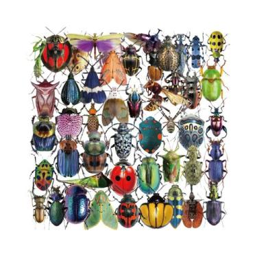 Imagem de Adesivos De Insetos De Desenho Animado Fofos 50pcs Para Brinquedos DIY