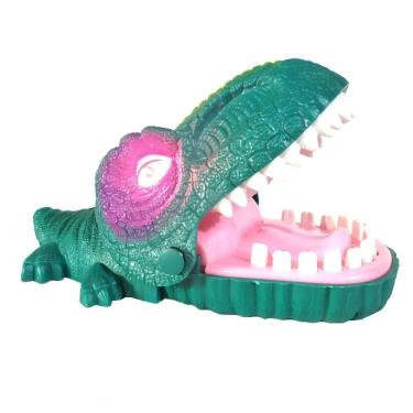 Imagem de Brinquedo Dinossauro Maluco Que Morde Jogo Aperta Os Dentes