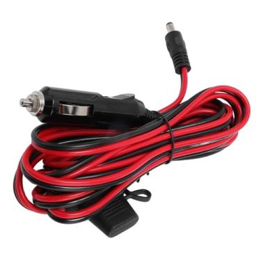 Imagem de Garosa Cabo de Alimentação de Carro para Mini Prato 12 24V DC Cabo de Isqueiro de Carro Com Luzes LED 9,8 Pés para Caminhão ônibus Barco Mini Antena de Prato