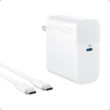 Imagem de Anker Carregador MacBook Pro, carregador USB C compacto e dobrável de 100 W para MacBook Air, Samsung Galaxy, iPad Pro e mais, cabo USB C de 1,5 m incluído