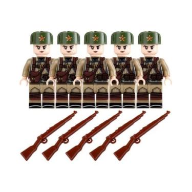 Imagem de Figuras De Soldados Militares Da Segunda Guerra Mundial, Brinquedos De