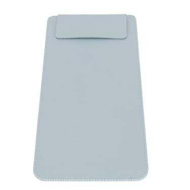 Imagem de Acouto Teclado Teclado Sem Fio Couro PU Portátil Leve 30x14x1cm Protetor 2 Capas de Eletrônicos/Computadores e Acessórios/Acessórios para Tablet/Bolsas, Estojos e (Azul claro)