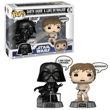 Imagem de Funko Pop Star Wars Darth Vader & Luke Skywalker 2 Pack