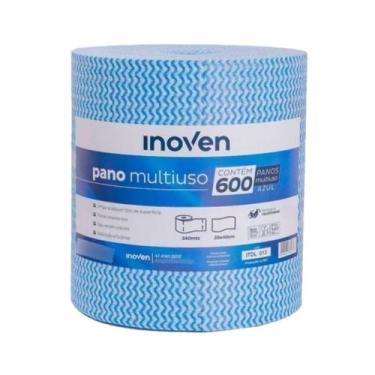 Imagem de Panos Multiuso 28cmx40cm - 600UN - INOVEN, Azul