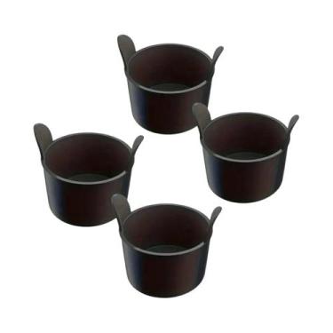 Imagem de Conjunto De 4 Copos De Silicone Para Cozinhar Ovos Em Air Fryer, Molde