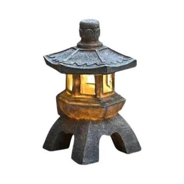 Imagem de Lanterna Solar LED Pagoda Para Jardim Ao Ar Livre, Lâmpada Decorativa 