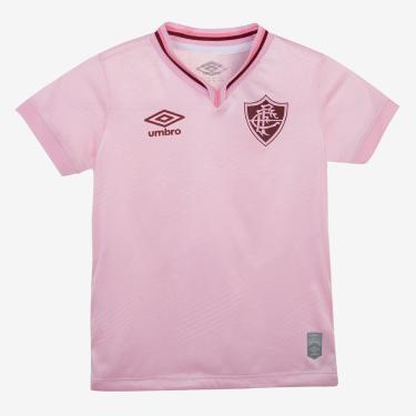 Imagem de Camisa Fluminense Infantil Outubro Rosa 24/25 s/n° Torcedor Umbro-Unissex