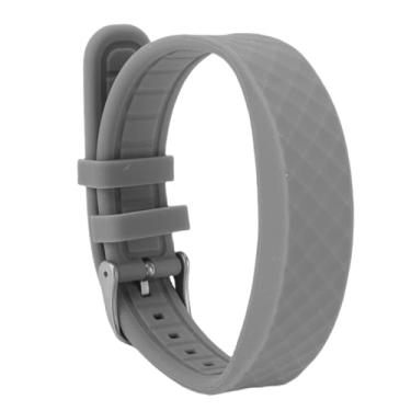 Imagem de Fabater Pulseira Inteligente Rastreadora de Fitness Vestível Com Recurso de Rastreamento de Sono, Design de Silicone Confortável, Contador de Passos para Homens e Mulheres (Cinza)