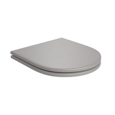 Imagem de Assento de Poliéster Slow Close Carrara/Level/Lk/Nuova Cinza Antracite Cromado - AP.237.85