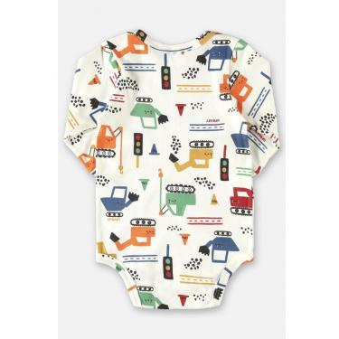 Imagem de Body Bebê Menino Manga Longa Estampado Máquinas Up Baby-Masculino