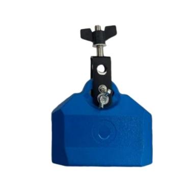 Imagem de Esquirla Blocos de percussão musical, blocos rítmicos, acessórios para bateria, sino de vaca, fácil de instalar, instrumento de percussão premium e fácil de, Azul, L