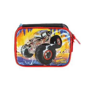 Imagem de Estojo Box 100 Pens Luxcel Hot Wheels Limits Preto-Masculino