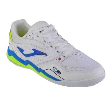 Imagem de Joma Chuteiras de futebol de interior 7,5-11,5, Fs branco reativo, Branco-royal, 40