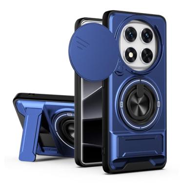 Imagem de SORAKA Capa para Xiaomi Redmi Note 14 Pro 5G com suporte,proteção de lente com janela e capa dupla de PC e TPU compatível com suporte magnético para carro