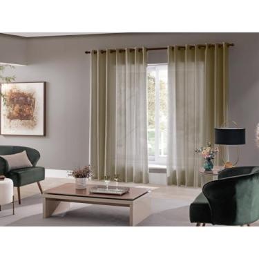 Imagem de Cortina Decorativa 300x220 - Conforto e Privacidade para Todos os Ambientes (Avelã)