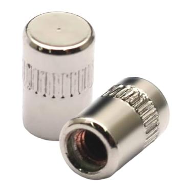 Imagem de Fenteer 2x Ponteiras para Seletor de Captadores de Guitarra, Acessórios para Guitarras Elétricas, Tampas para Botões de Seletor, Prata M3.5