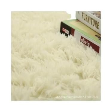 Imagem de Tapete De Lã De Seda Gradiente Antiderrapante Para Quarto Infantil Lav