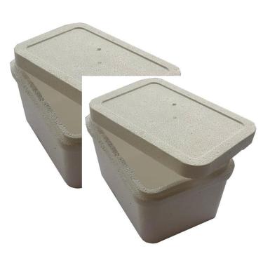 Imagem de Caixa De Isopor Térmica Sorvete Ou Medicamentos 2Kg  2Und 