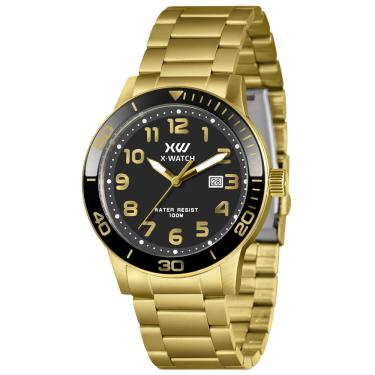 Imagem de Relógio X-Watch Masculino Ref: Xmgs1045 P2kx Casual Dourado