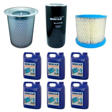 Imagem de Kit Preventiva Compressor Parafuso Schulz Srp 2040 2050 3040 Ta40c Ta50c