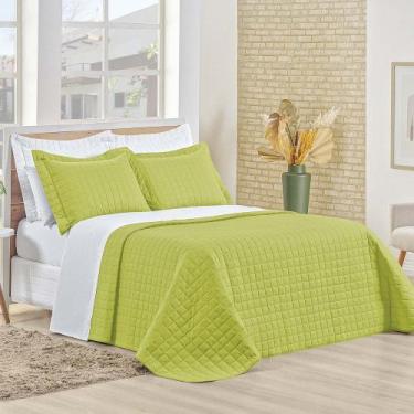 Imagem de Kit Cobre Leito Montreal Casal Padrão 3 Peças Percal 150 Fios 100% Alg