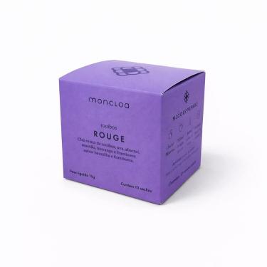 Imagem de Chá Infusão de Rooibos Rouge Moncloa 15g. Caixa com 10 Sachês.