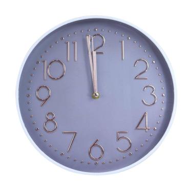 Imagem de Relógio De Parede De Plástico 30cm