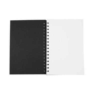 Imagem de Caderno De Desenho Retro Em Papel Kraft Para Artistas, Caderno Em Bran