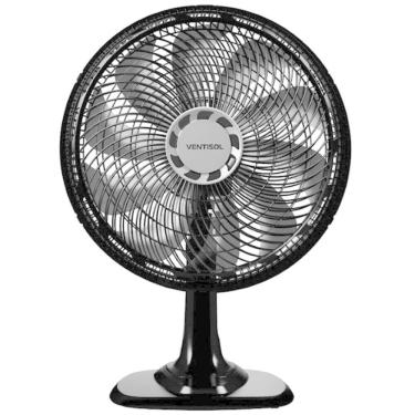 Imagem de Ventilador de Mesa 40 Cm Turbo 10 Pás 150W Oscilante 3 Velocidades Preto Ventisol