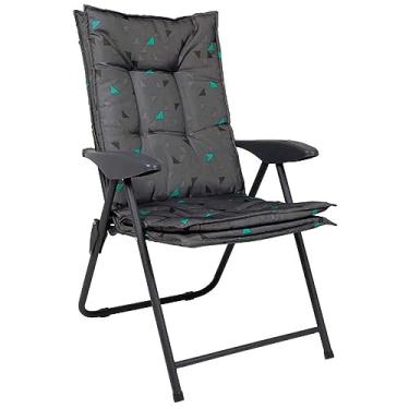 Imagem de Poltrona Estofada Mor Aço e Poliéster Dobrável K1 Grafit