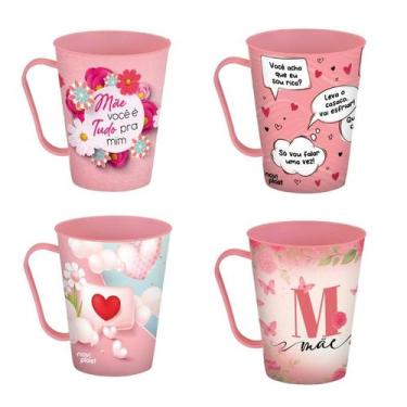 Imagem de Kit 24 Canecas 430ml Lembrancinhas Mae Datas Especiais Dia Das Mães - 