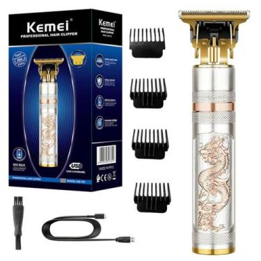 Imagem de Aparador de Pelo Bivolt Kemei KM-762 , Perfeito para Barbas e Cabelos
