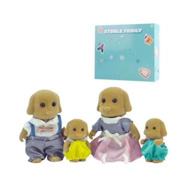 Imagem de Conjunto De Brinquedos De Animais Da Família Florestal Para Casa De Bo