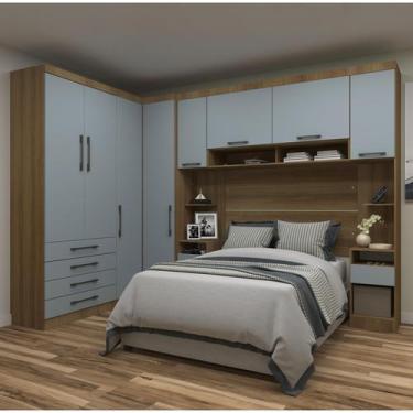 Imagem de Guarda Roupa Modulado Casal Queen 1,58 m de Canto Paris Luciane M06 Co
