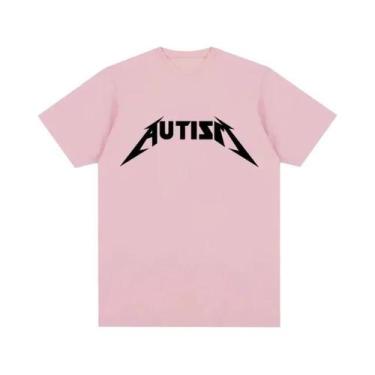Imagem de Camiseta Unissex Oversized De Manga Curta Com Estampa De Metal Rock E 