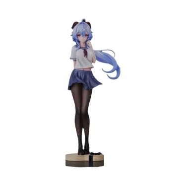 Imagem de Figura De PVC Ganyu De Genshin Impact Com Uniforme Escolar, 25cm, Mode