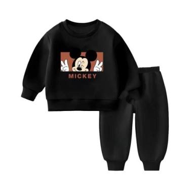 Imagem de Conjuntos De Moletom Casuais Para Meninos Primavera/Outono, Hoodie Com