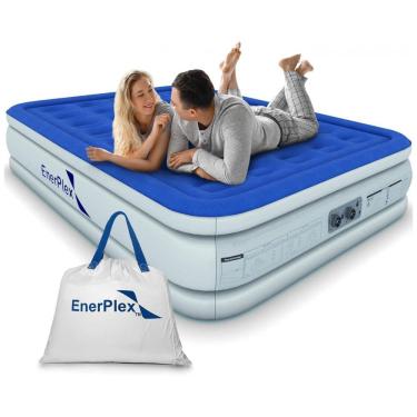 Imagem de Colchão Inflável Premium Dual, ENERPLEX Luxury, Branco
