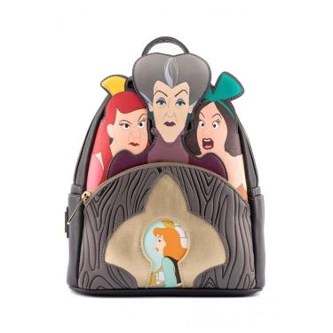 Imagem de Mochila Escolar Infantil Loungefly Disney Cinderela para Crianças a Partir de 12 Anos, Marrom