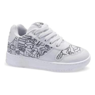 Imagem de Tênis Infantil Bobbie Goods MInipé Unissex Casual Mais Caixa Canetinha AS5b8-Unissex