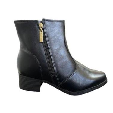 Imagem de Bota Feminino Moleca 5346.107 Napa Genebra Preto-Feminino