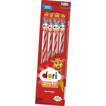 Imagem de 30un Regaliz Pescoço Girafa Morango 30g cada- Dori (2545)