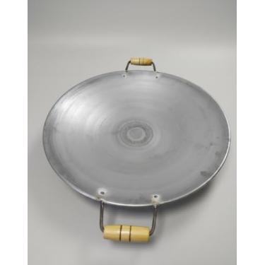 Imagem de Disco de Arado 60cm Chapa Aço Carbono Bifeteira Rústica Tacho Campeiro