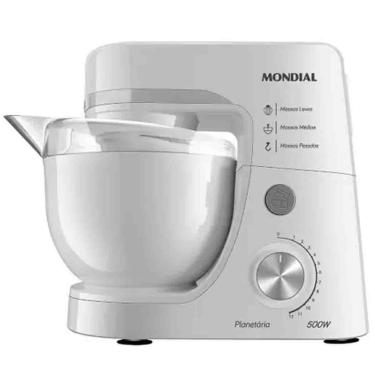 Imagem de Batedeira Planetaria Mondial 12vel Bp03 Branca 60hz -110