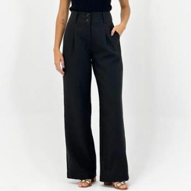 Imagem de Calça Yegrina Pantalona Alfaiataria em Tecido Feminina-Feminino